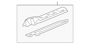Крышка клапанов правая Cadillac CTS 14-16 3.6 LFX
