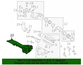 Повітроприймач Nissan Murano 25-26