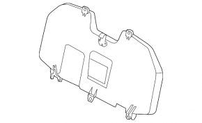Сабвуфер VW Passat b7 12-15 USA Fender