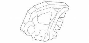 Замок двері задньої лівої Toyota Rav4 21-25
