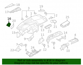 Решетка динамика торпеды левая Audi A4 B8 08-16 черная
