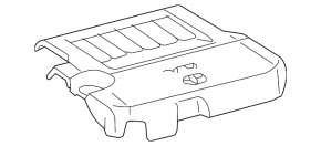 Накладка двигуна Toyota Camry v40 3.5