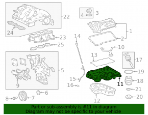 Полуподдон масляный Lexus RX450h 16-22 2GR-FXS