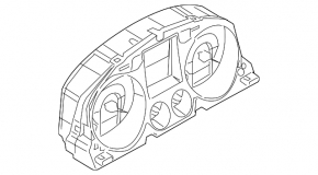 Щиток приборов VW CC 08-17 86k
