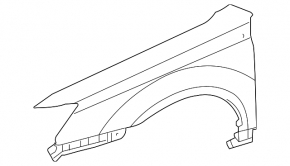 Крило переднє ліве Toyota Avalon 05-10