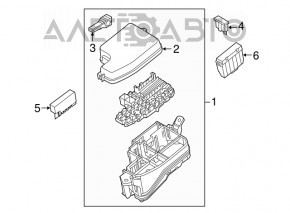 Проводка подкапотная с блоком предохранителей Mazda 3 14-18 BM