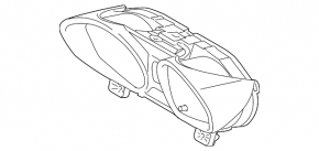 Щиток приборов Ford Fiesta 11-19