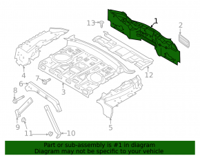 Задняя панель Lincoln MKZ 13-20
