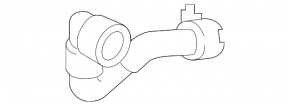 Патрубок системы охлаждения BMW X5 F15 14-18 4.4T