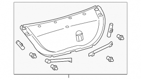 Обшивка кришки багажника Toyota Avalon 05-10