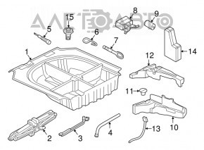 Буксировочный крюк VW Golf 15-