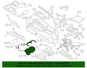 Подстаканники Audi A5 F5 18-25 с подсветкой