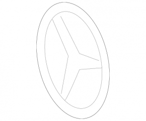 Эмблема логотип крышки багажника Mercedes S-class W222 14-20