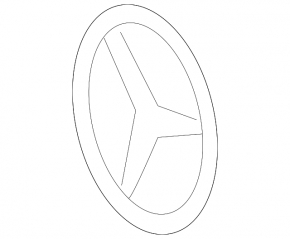Эмблема логотип крышки багажника Mercedes S-class W222 14-20