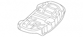 Захист днища задня VW Taos 22-25