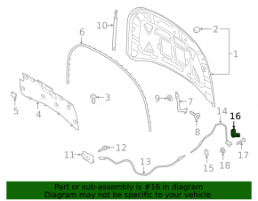 Ручка открытия капота салонная Ford Escape MK4 20-25 с кронштейном