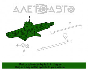 Домкрат Toyota Sienna 11-20