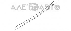 Молдинг дверей багажника Mercedes W167 GLE 350 450 20-26 хром