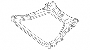 Подрамник передний Nissan Rogue 08-15