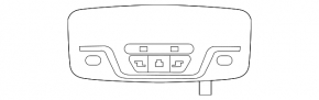 Плафон освещения центральный BMW X3 G01 18-24