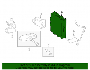 Tire Pressure Control Module Lexus IS 14-20