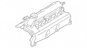 Крышка клапанная передняя Nissan Murano 03-07 3.5