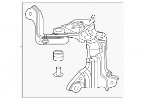 Кронштейн ABS АБС Toyota Venza 21-24