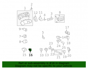 Кнопка RSCA Off Toyota Sequoia 08-16