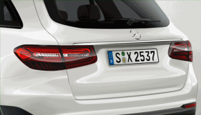 Молдинг дверей багажника Mercedes GLC 16-22 хром