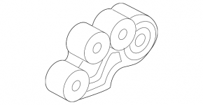 Кронштейн задньої подушки двигуна Mazda CX-50 23-26 2.5, 2.5T