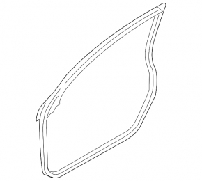 Уплотнитель двери передней правой Infiniti G25 G35 G37 4d 06-15