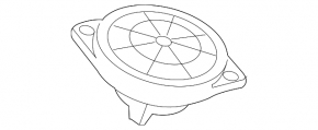 Динамик торпедный центральный Audi Q5 8R 09-17 Bang and Olufsen