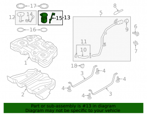 Топливный насос бензонасос Lincoln MKZ 13-16 2.0T