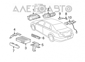 Компьютер навигации Toyota Avalon 05-06