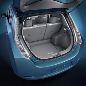 Ковер багажника ткань Nissan Leaf 13-17 серый