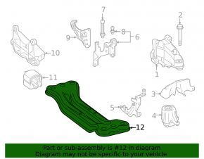 Траверса АКПП Mercedes W213 E 300/350 17-23 2.0T RWD