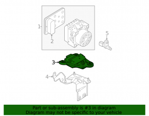 Крепление ABS АБС Audi A3 22-26