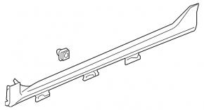 Порог правый Honda Civic X FC 16-19 4d