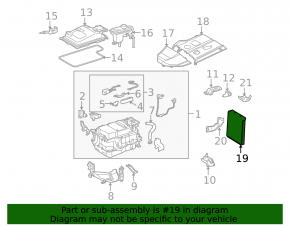 COMPUTER, HYBRID VEHICLE CONTROL Lexus RX400h 06-07 AWD