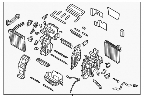 Печка в сборе Kia Forte 4d 14-14 дорест, manual
