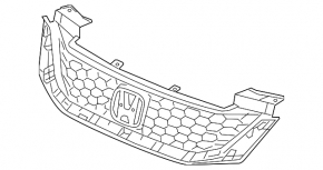Грати радіатора grill Honda Accord 13-15 2d