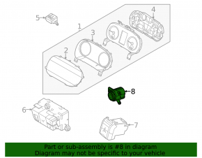 Кнопка Start/Stop Kia K5 21-24 серебро