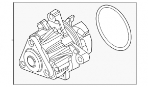 Помпа водяная Lincoln MKC 17-19 2.0T