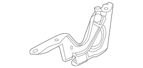 Петля капота права Toyota Rav4 13-18 Canada