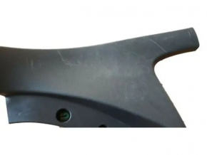 Накладка порога задняя левая Honda Civic X FC 16-21 4d черн, царапины