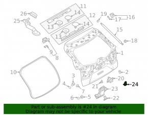 Кнопка блокировки закрытия двери багажника Mazda CX-30 20-23