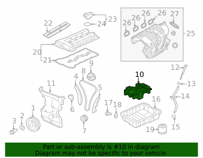 Масляный насос ДВС Mitsubishi Outlander Sport ASX 11-24 2.0