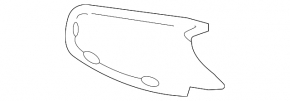 Молдинг решітки обрамлення птф правої BMW 4 F32/33/36 14-16 Sport Line