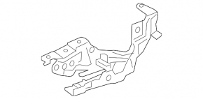 Петля капота левая Mercedes GLA 15-20