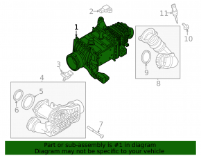 Интеркулер Volvo XC60 22-23 B6